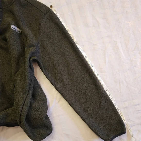 Eddie Bauer Men's Olive Crewneck Sweater - Picture 7 of 9